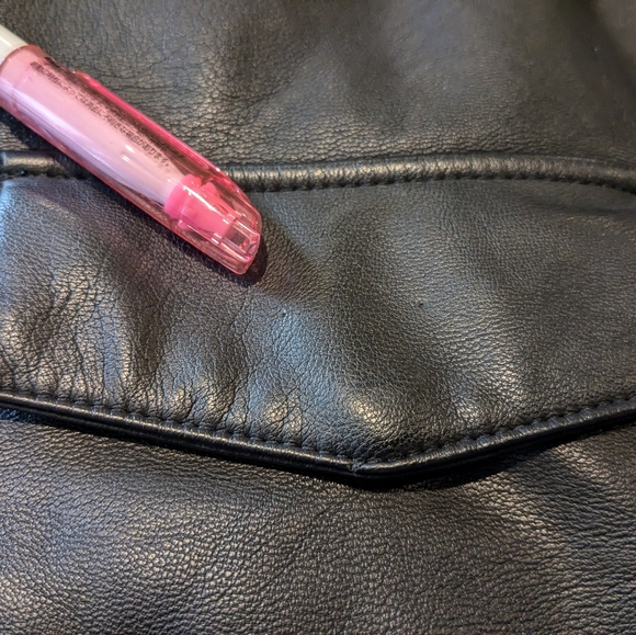 Levi Strauss Vegan Leather Black Hooded Bomber Jacket in XS - Picture 13 of 13